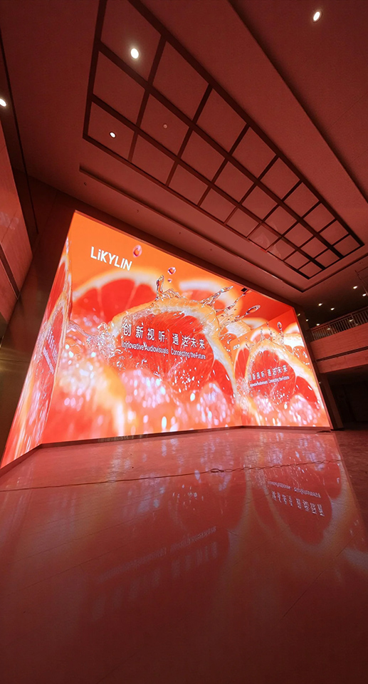 今世缘党建文化馆四面合围沉浸式 LED 显示屏